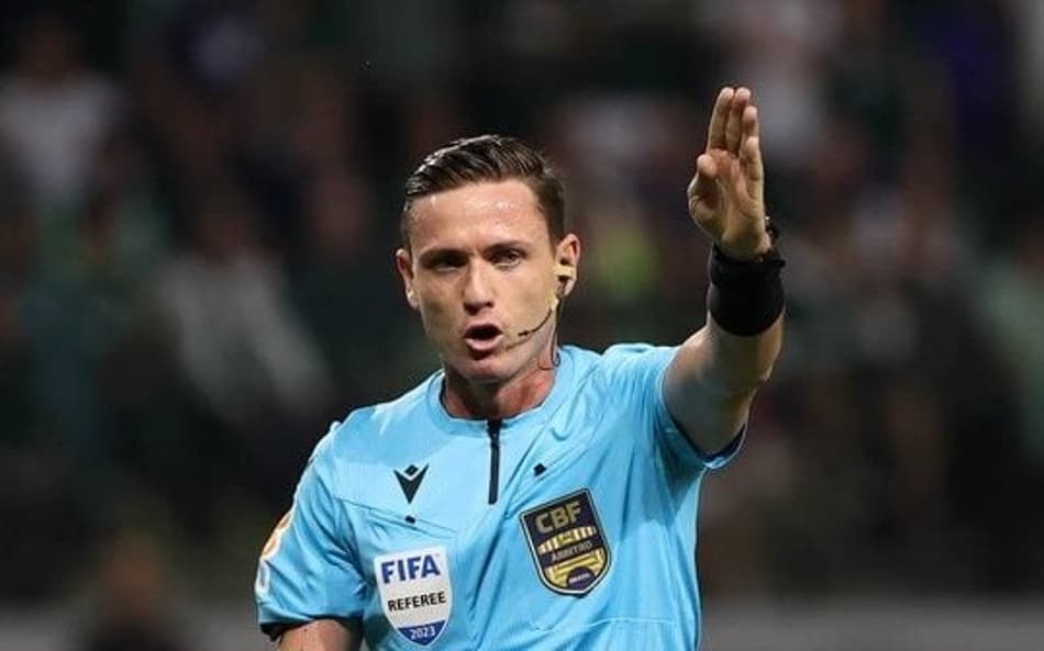 Árbitro Ramon Abatti Abel Foto: Cesar Greco / Palmeiras