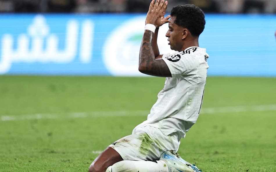 Rodrygo em ação pelo Real Madrid (Foto: Fadel Senna/AFP)