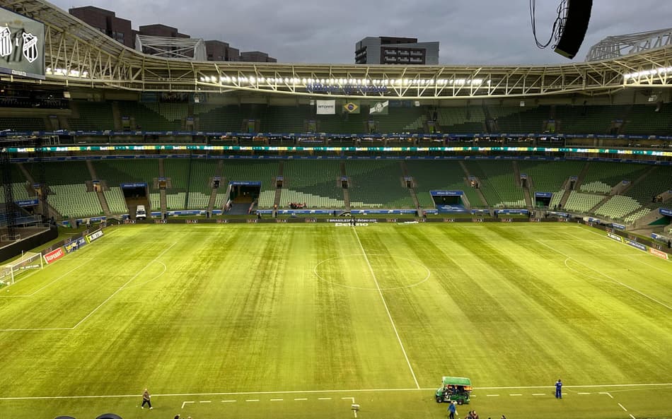 Allianz Parque recebe Santos x Ceará