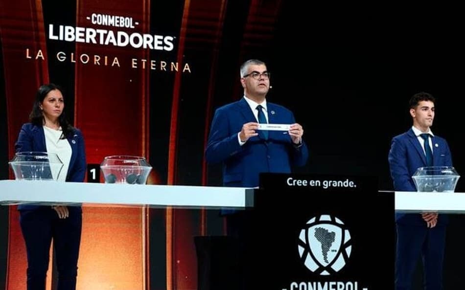 sorteio da libertadores (foto: conmebol)