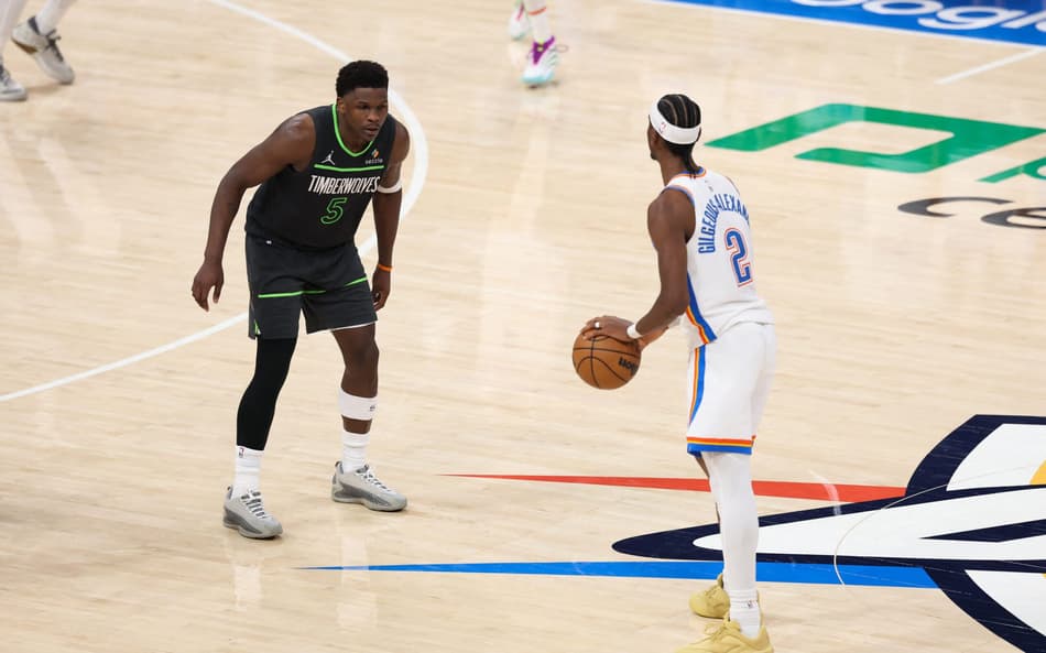 Com Neymar na transmissão, Thunder e Timberwolves se enfrentam pelos playoffs da NBA (Foto: David Sherman/NBAE via Getty Images/AFP)