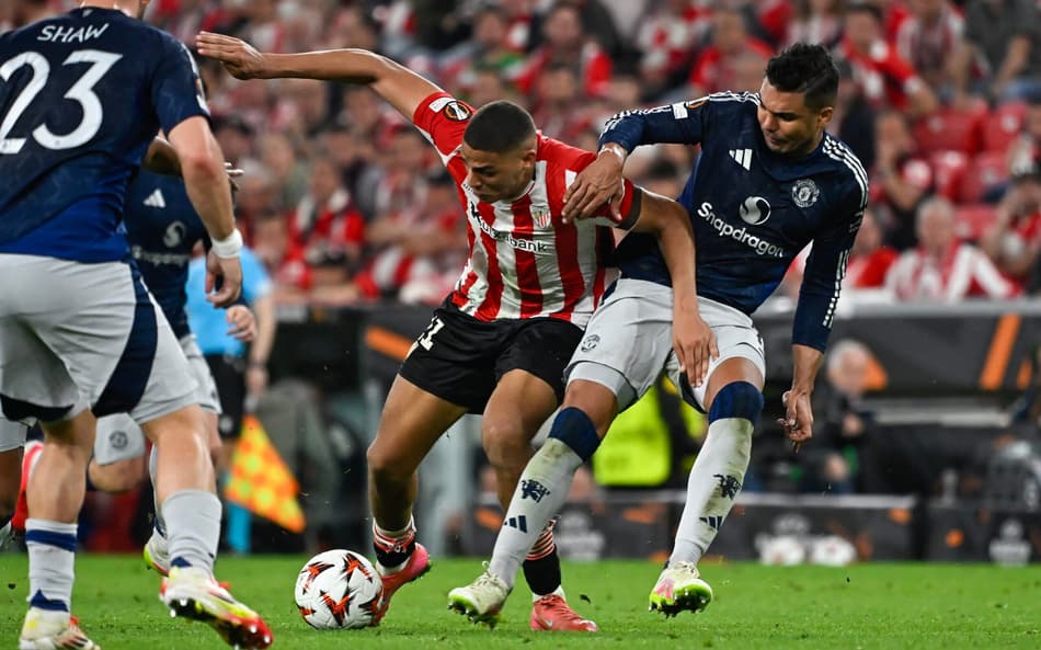 Casemiro - Athletic Bilbao x Manchester United - Europa League