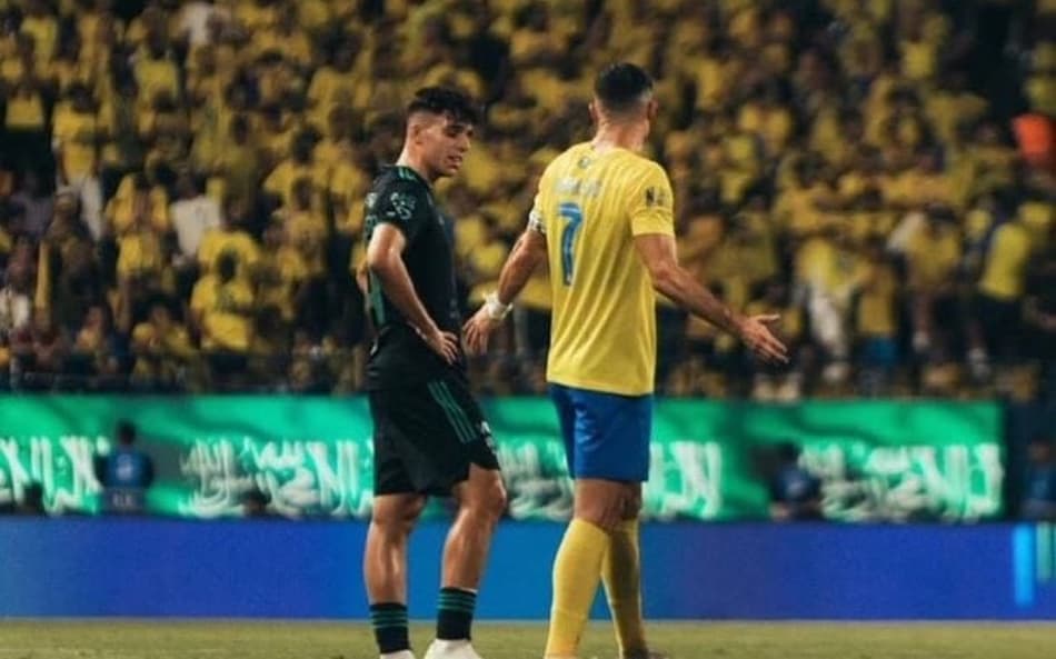 Gabri Veiga e Cristiano Ronaldo