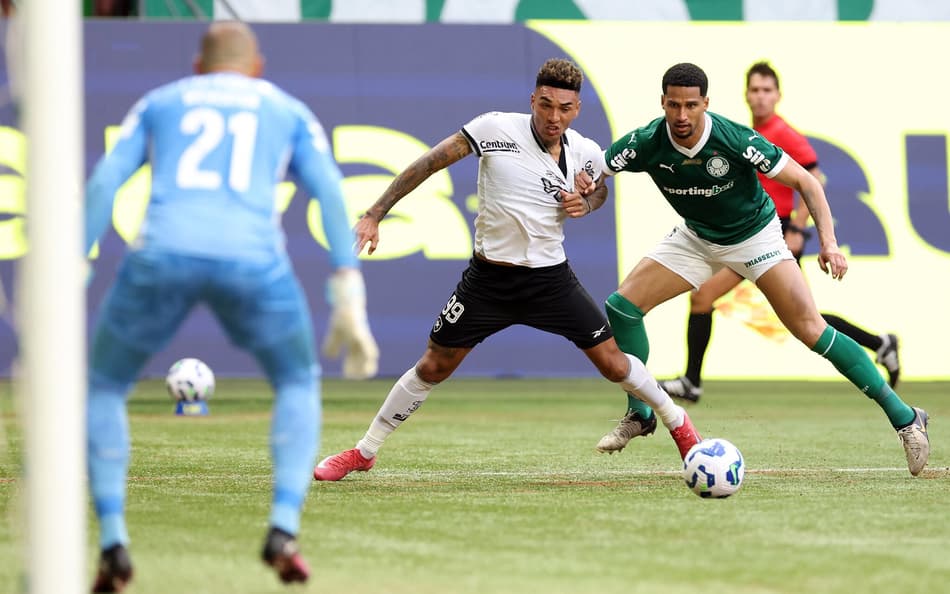 Empate entre Botafogo e Palmeiras. (Foto: Vitor Silva/Botafogo)