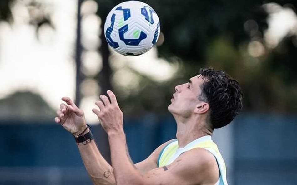 Atacante Dinenno, do Cruzeiro (Foto: Gustavo Aleixo/Cruzeiro)