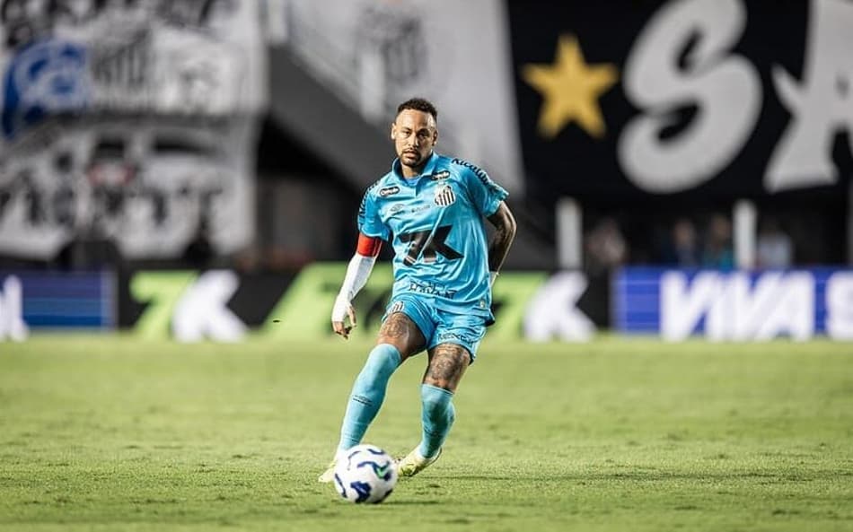 Neymar na Vila Belmiro