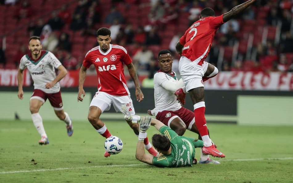 Jogada de Internacional x Fluminense