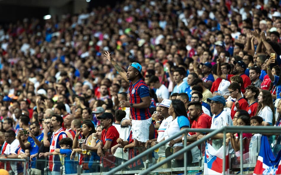 Torcida do Bahia na Arena Fonte Nova (Foto: Rafael Rodrigues / EC Bahia)