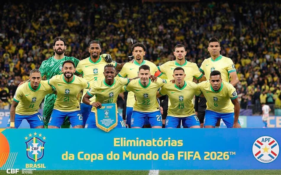 Brasil vence Paraguai e se classifica para a Copa do Mundo de 2026 (Foto: @rafaelribeirorio I CBF)