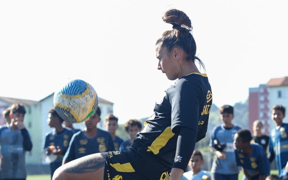 Sereias da Vila treino Santos futebol feminino CT Meninos da Vila