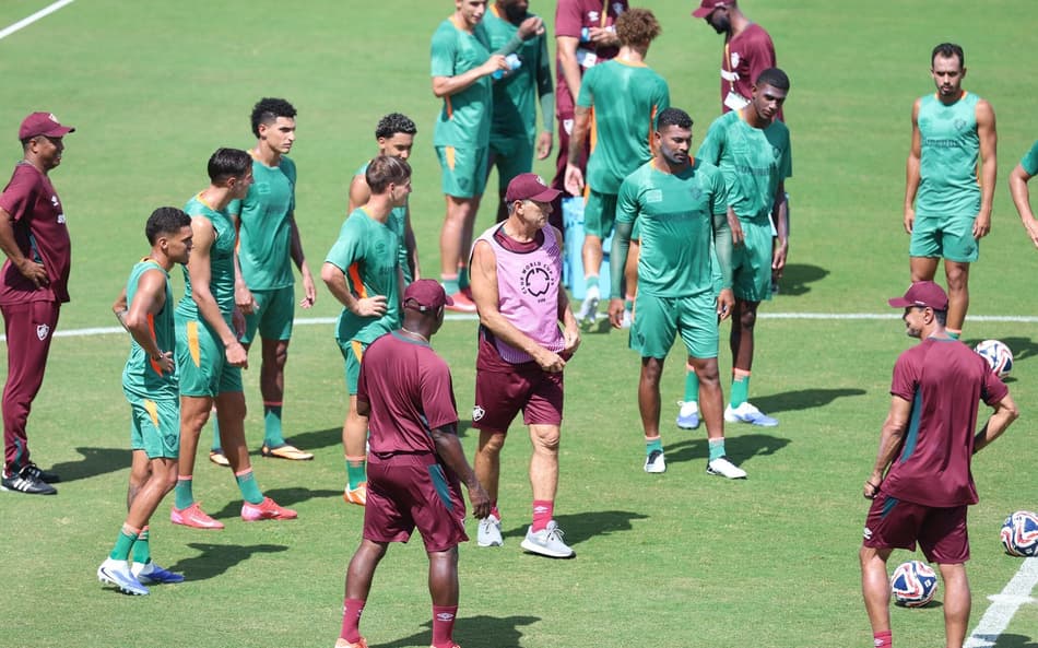 Tricolor encara a Inter de Milão (Foto: Marcelo Gonçalves/Fluminense FC)