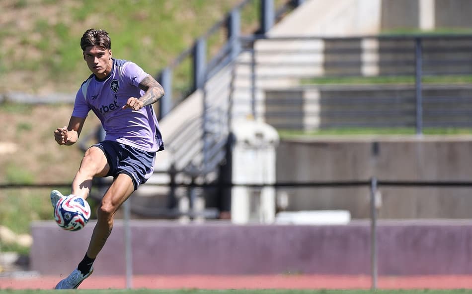 Joaquín Correa em treino do Botafogo (Foto: Vítor Silva/Botafogo)