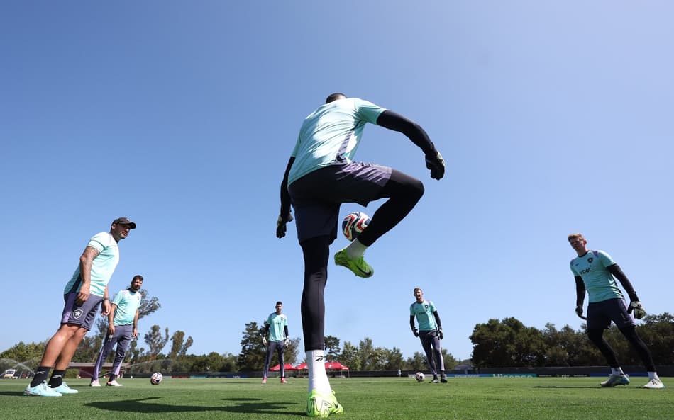 Goleiros do Botafogo em treino nos Estados Unidos (Foto: Vítor Silva/Botafogo)
