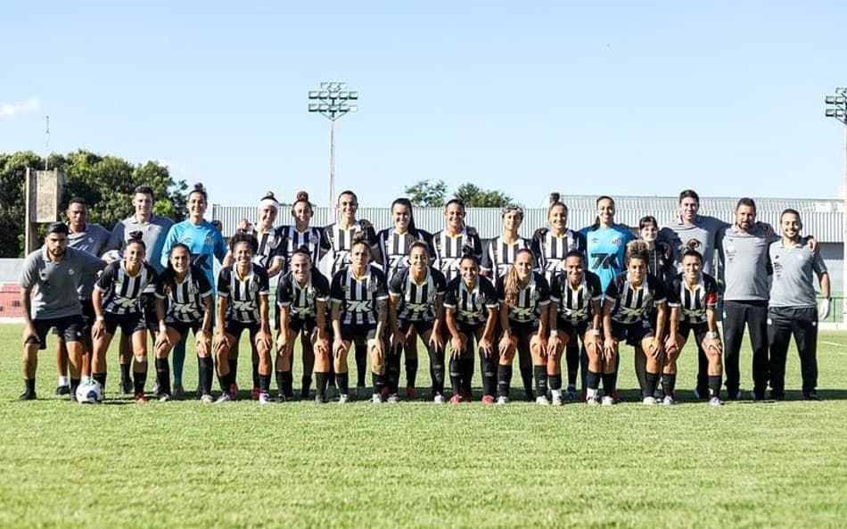 Sereias da Vila vencem o Ação, do Mato Grosso, no jogo de ida das quartas de final do Brasileirão A2. (Foto: Reinaldo Campos/ Santos FC)