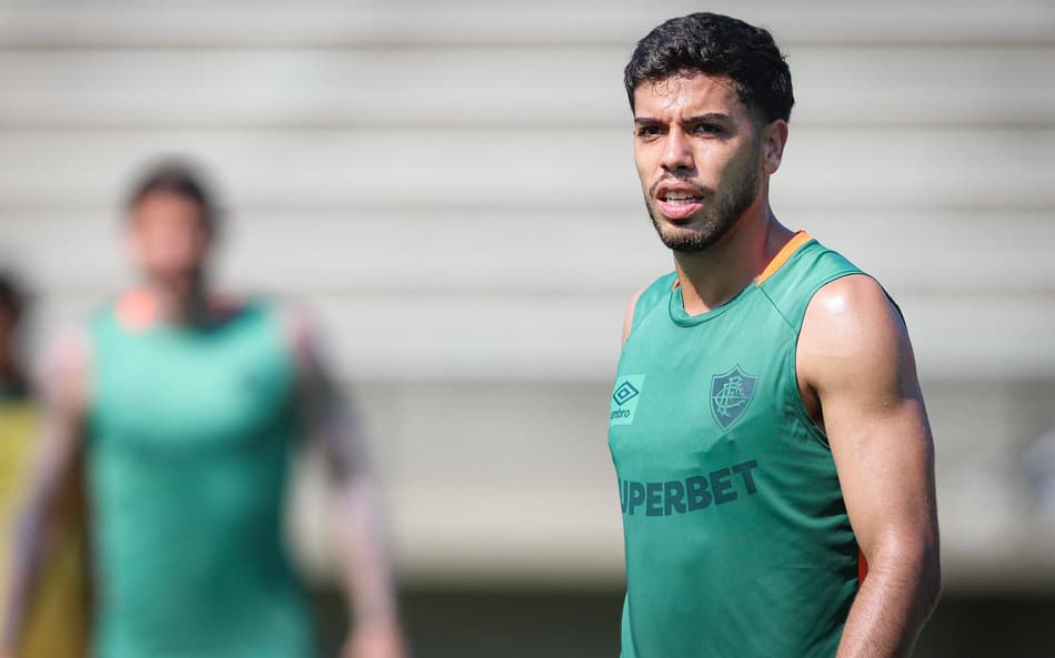 Zona mista com Nonato foi suspensa (Foto: Marcelo Gonçalves/Fluminense FC)