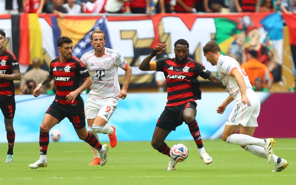 Flamengo e Bayern de Munique se enfrentaram no Hard Rock Stadiu (Foto: Gilvan de Souza/Flamengo)