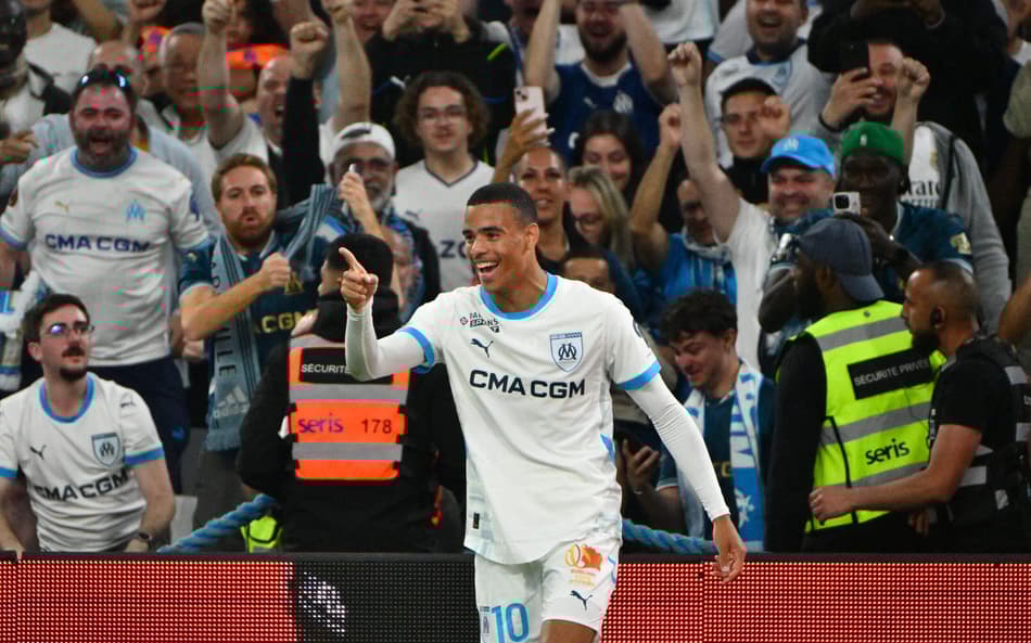 Mason Greenwood foi o artilhiero da Ligue 1 (Foto: Christophe Simon/AFP)