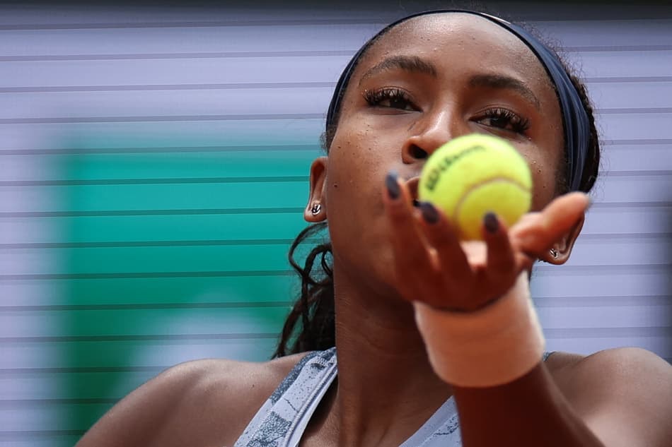 A americana Coco Gauff na final de Roland Garros contra a bielorrussa Aryna Sabalenka (Foto: Alain JOCARD / AFP)