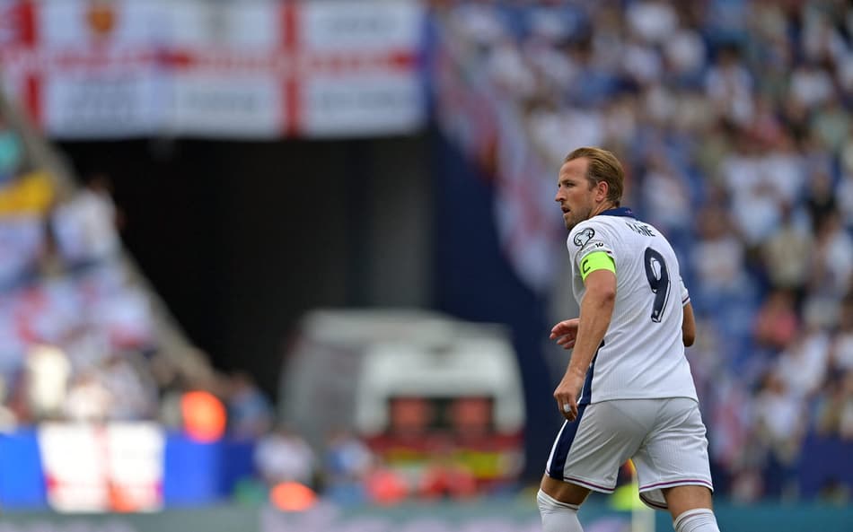 Harry Kane, autor de um gol em Andorra x Inglaterra (Foto: Manaure Quintero/AFP)