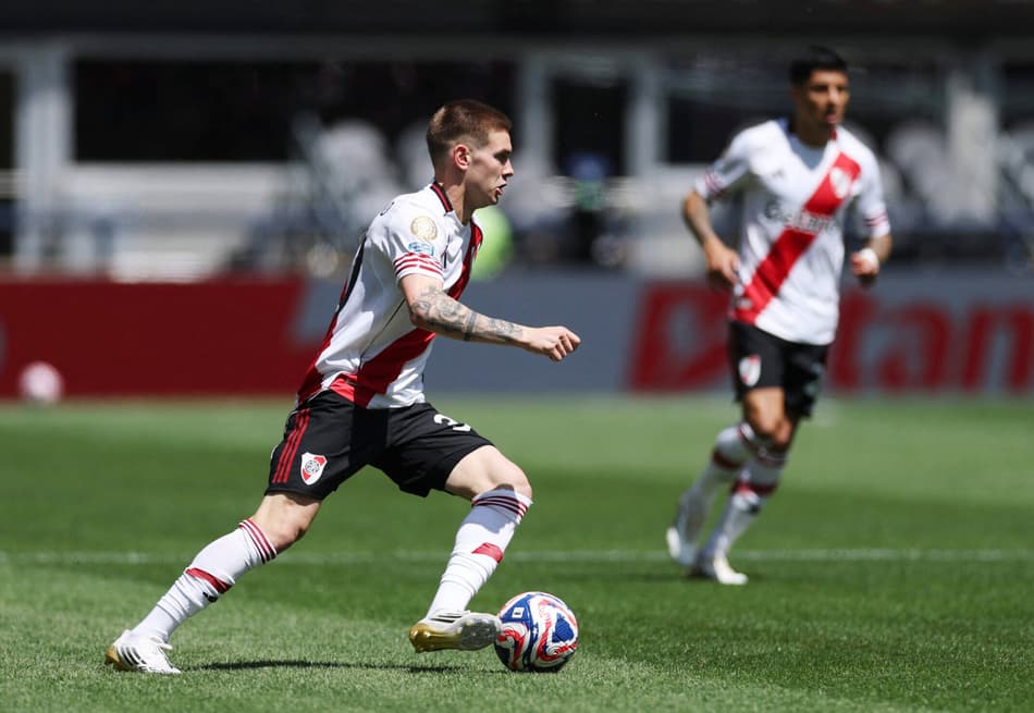 Franco Mastantuono em River x Urawa pelo Mundial