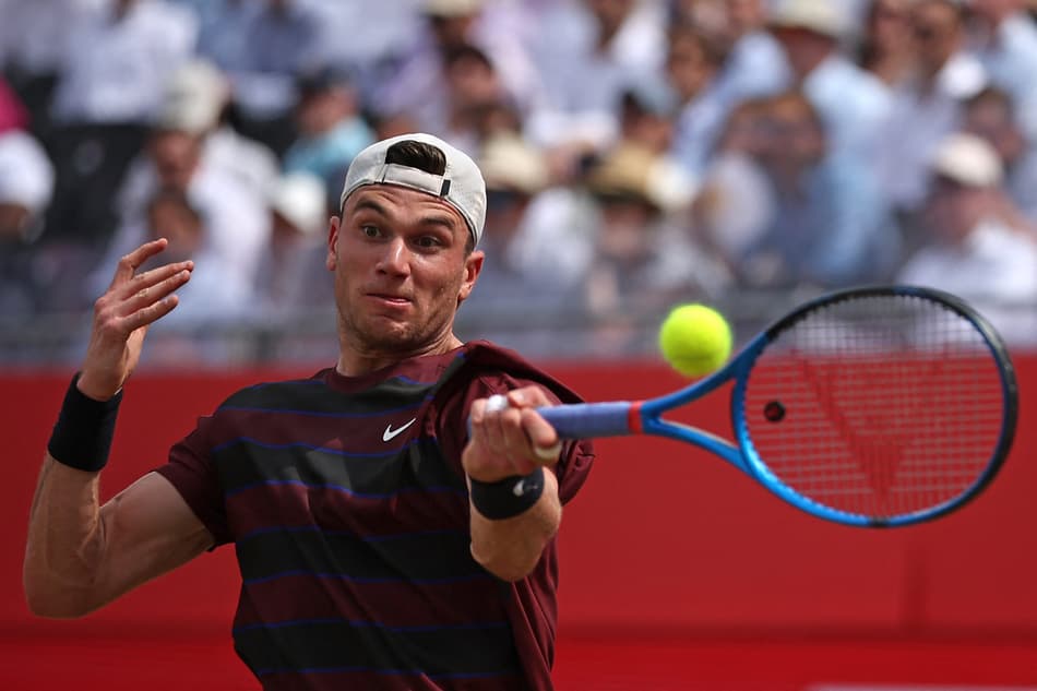 Jack Draper busca título inédito em Londres (Foto: HENRY NICHOLLS / AFP)