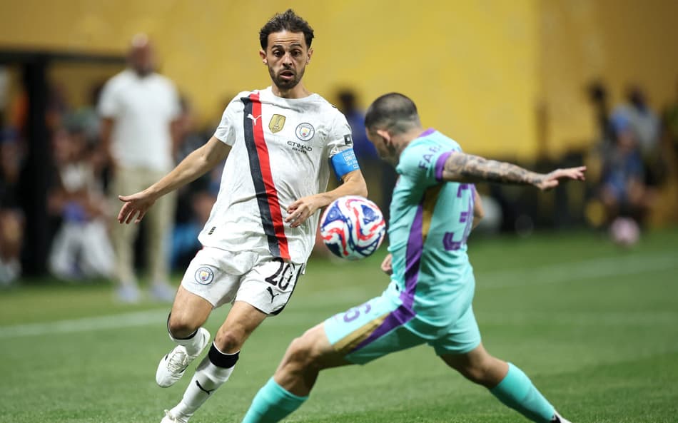 Bernardo SIlva em Manchester City x Al Ain (Foto: ALEX GRIMM / GETTY IMAGES NORTH AMERICA / Getty Images via AFP)