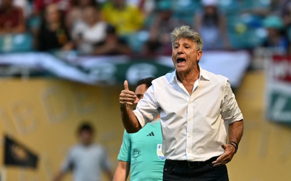 Fluminense encara a Inter de Milão (Foto: CHANDAN KHANNA / AFP)