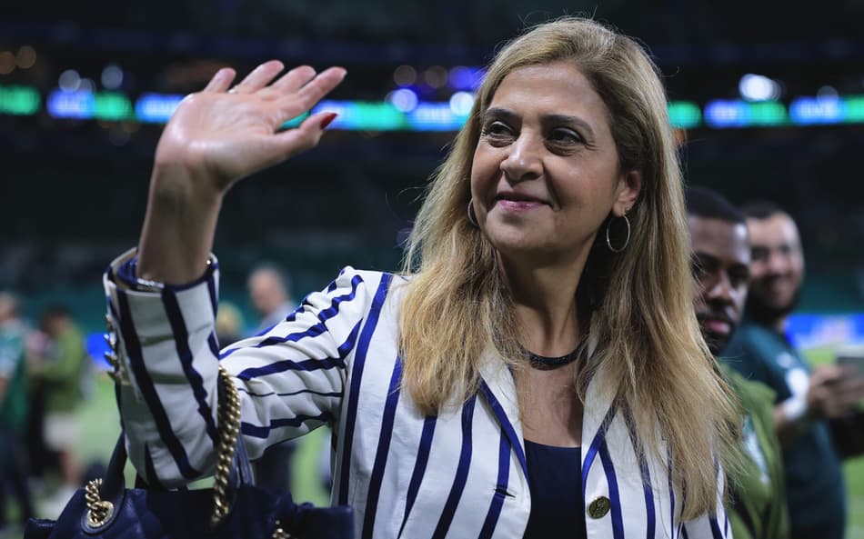 Leila Pereira, presidente do Palmeiras