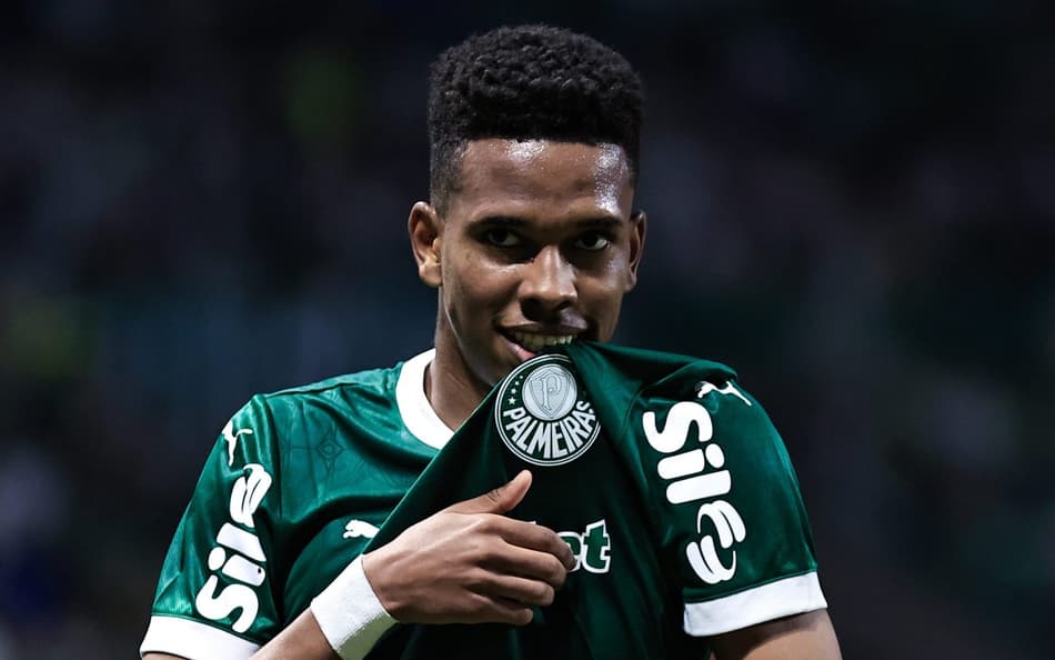 Estêvão, atacante do Palmeiras