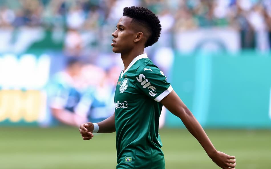 Estêvão, atacante do Palmeiras
