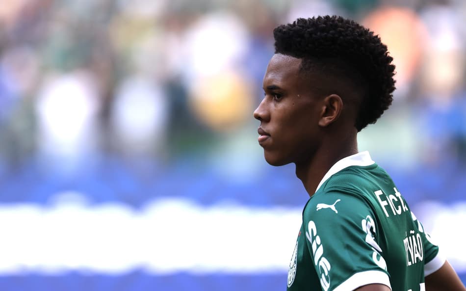 Estêvão, atacante do Palmeiras
