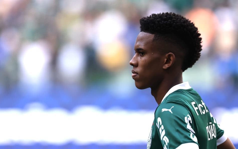 Estêvão, atacante do Palmeiras