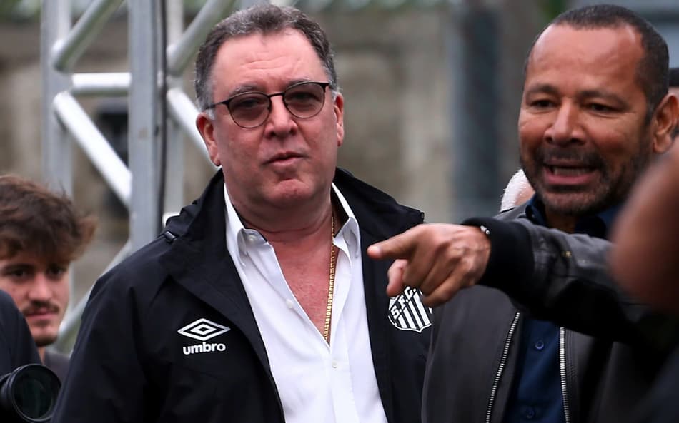 Marcelo Teixeira comenta situação atual do Santos e prega otimismo pela permanência de Neymar. (Foto: Mauricio De Souza/AGIF)