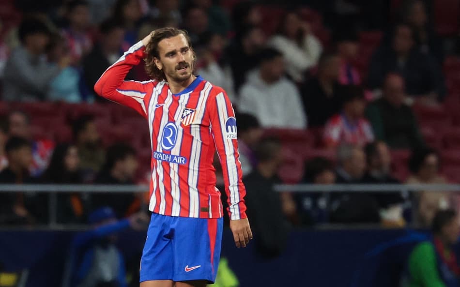 Antoine Griezmann lamenta resultado do Atlético de Madrid na Champions League