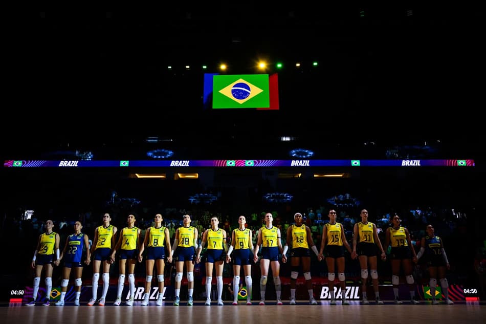 Brasil x Bélgica, pela segunda etapa da Liga das Nações feminina (foto: Volleyball World)