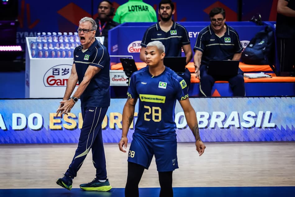Brasil x Cuba, pela VNL masculina, no Maracanãzinho (foto: VNL)