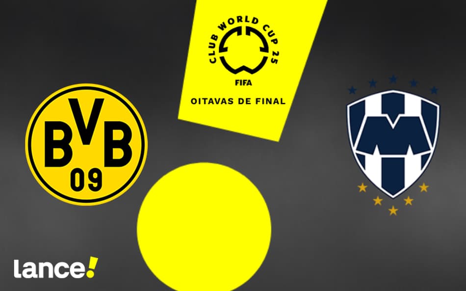 Borussia Dortmund x Monterrey pelo Mundial de Clubes (Arte: Lance!)