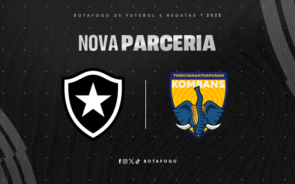 Botafogo faz parceria com Kombans FC, da Índia