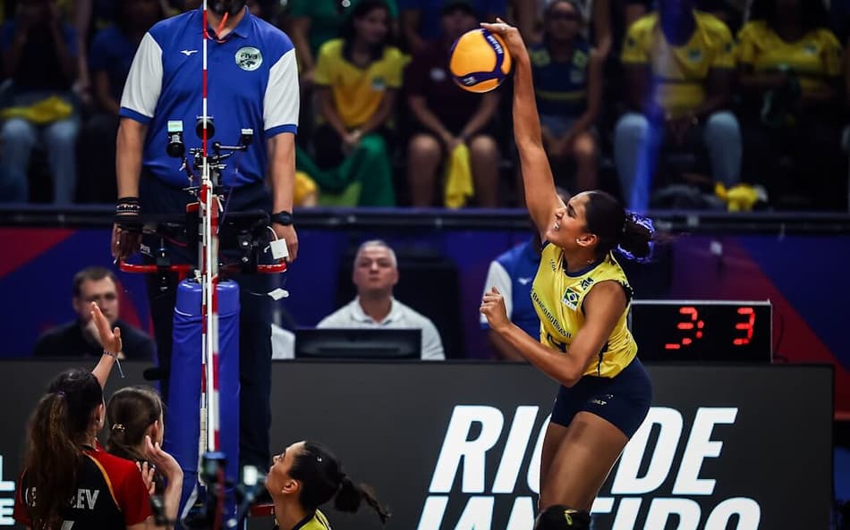 Quem a Seleção feminina enfrenta na segunda semana da VNL?