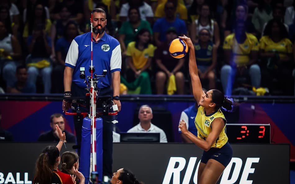 Brasil x Alemanha, VNL feminina (foto: divulgação VNL)