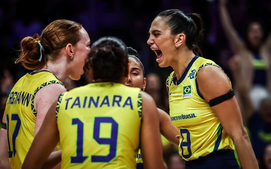 Brasil x Alemanha, VNL feminina (foto: divulgação VNL)