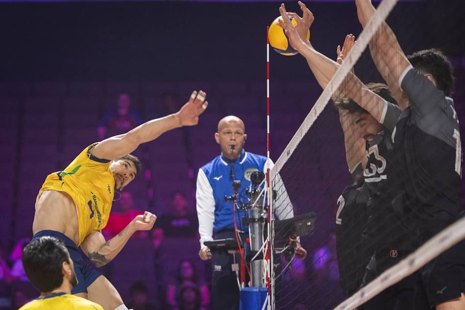 Brasil derrota Canadá pela VNL masculina, na etapa dos EUA