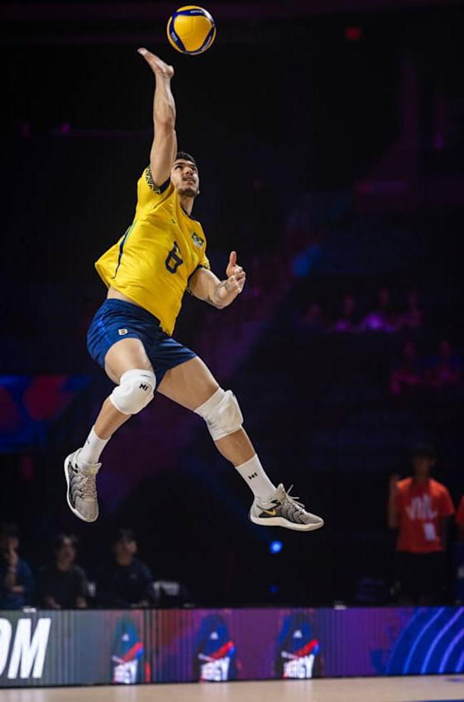 Brasil x Canadá pela VNL masculina (foto: volleyballworld)