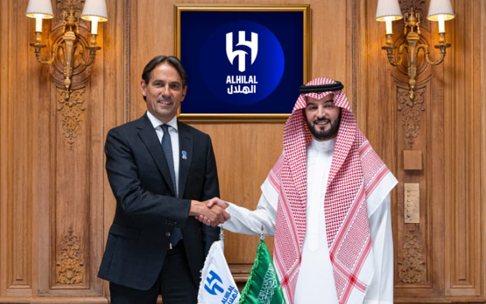Simone Inzaghi assina com o Al-Hilal