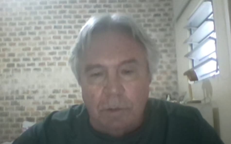 Antônio Melhor, um dos líderes do Movimento Vitória SAF, em entrevista ao Lance! (Foto: reprodução)