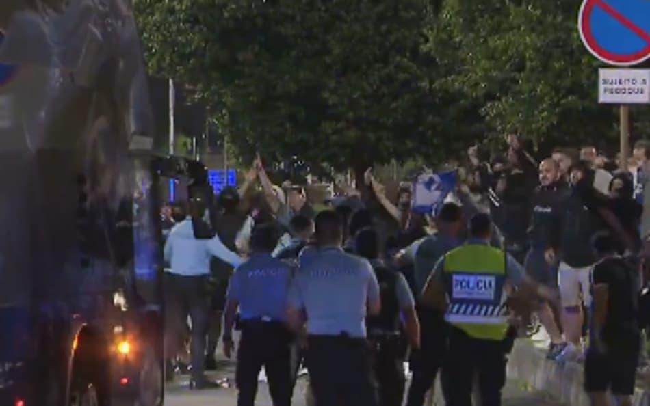 Protesto dos torcedores do Porto