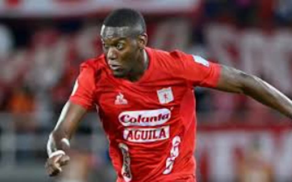 Zagueiro Brayan Medina, do América de Cali (Foto: Divulgação América de Cáli)