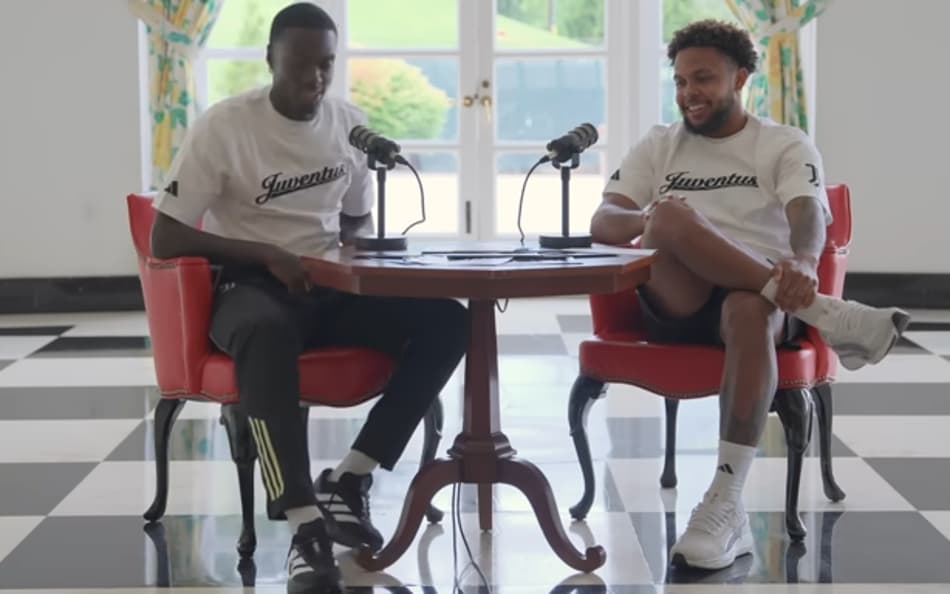Timothy Weah e Weston McKeenie no programa Juventus Talk With Us