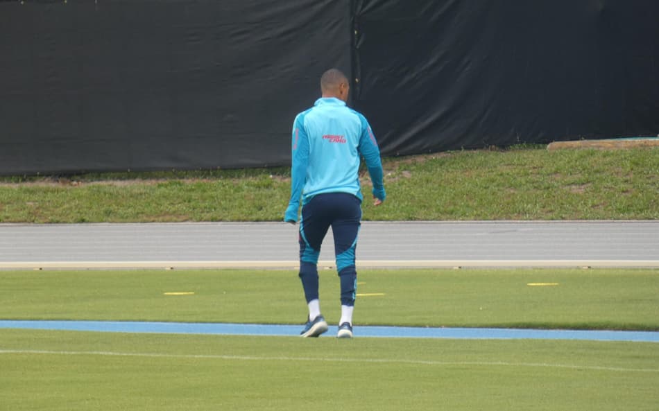 De la Cruz Flamengo Mundial EUA treino
