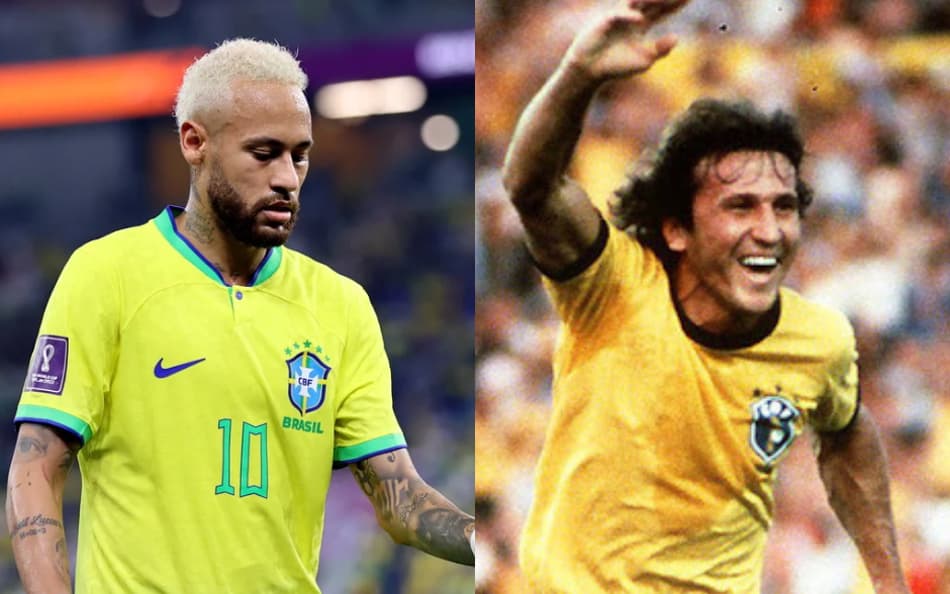 Zico - Neymar - Seleção Brasileira